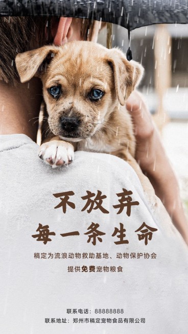 公益宣传宣传推广实物海报预览效果