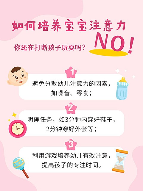 早幼教育儿知识科普干货简约手绘小红书配图
