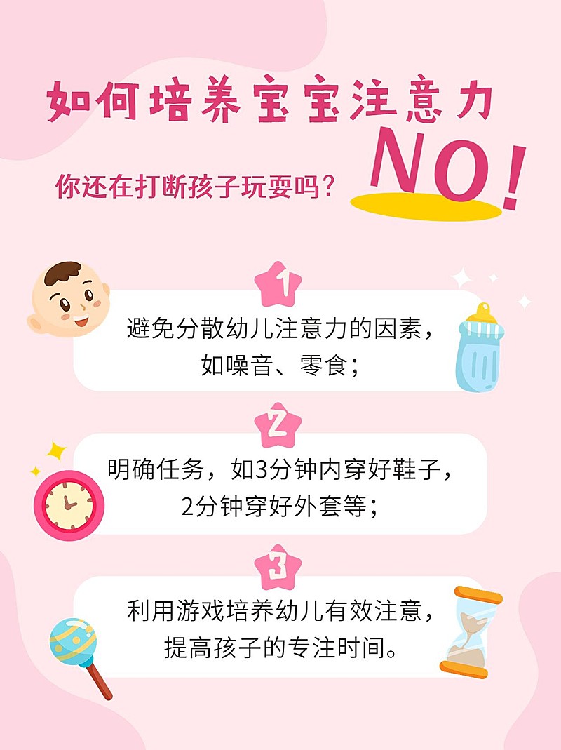 早幼教育儿知识科普干货简约手绘小红书配图