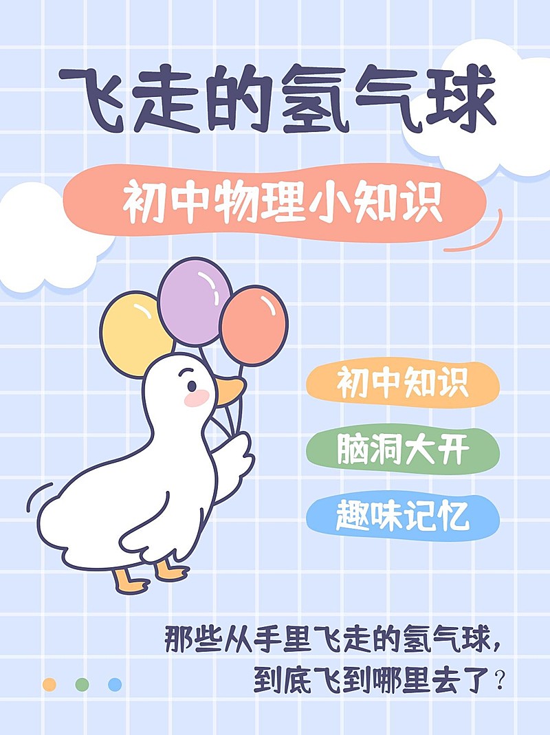 初中教育知识科普简单插画小红书配图