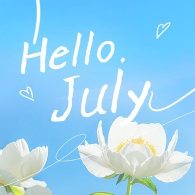 通用7月你好祝福清新公众号次图