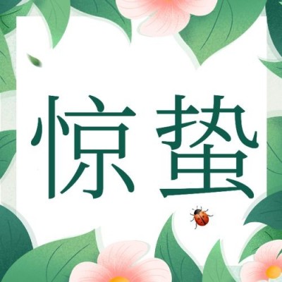 惊蛰节气问候祝福手绘公众号次图