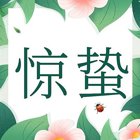 惊蛰节气问候祝福手绘公众号次图