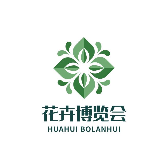 鲜花园林图形LOGO预览效果