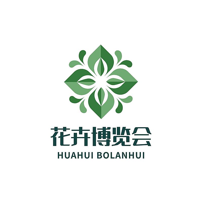 鲜花园林图形LOGO
