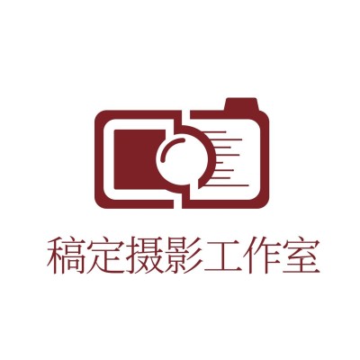 摄影创意简约手绘头像Logo