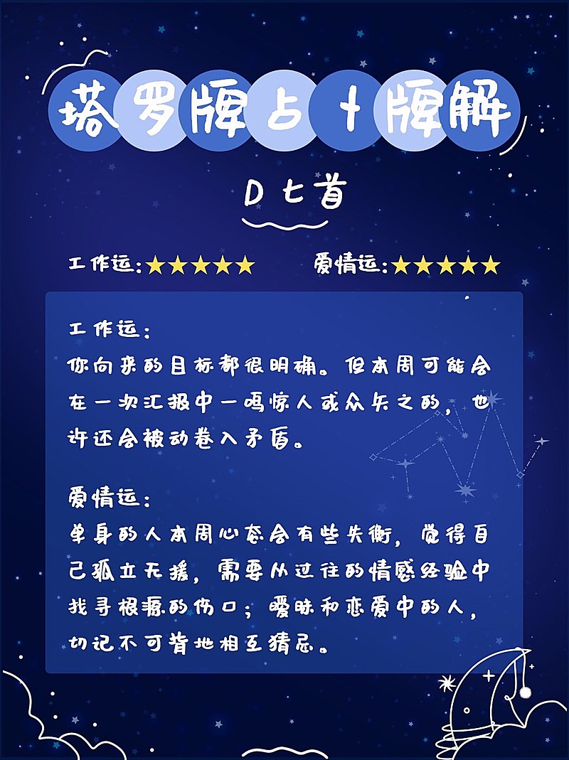 简约塔罗牌解析小红书配图