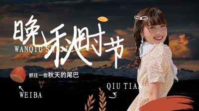 唯美风vlog混剪横版视频封面