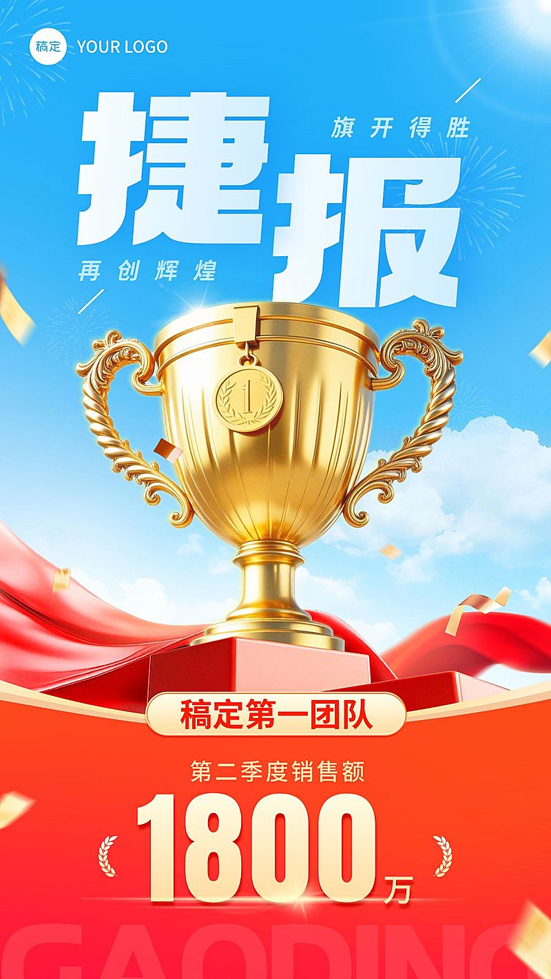 金融保险奖杯业绩喜报