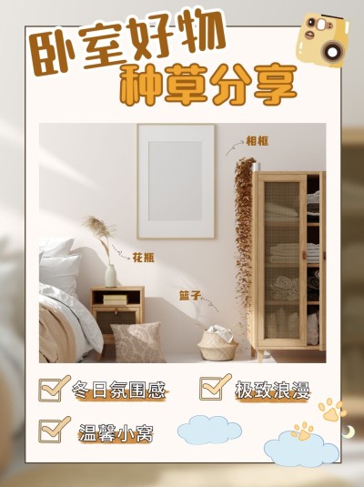 家居百货好物推荐实景小红书配图