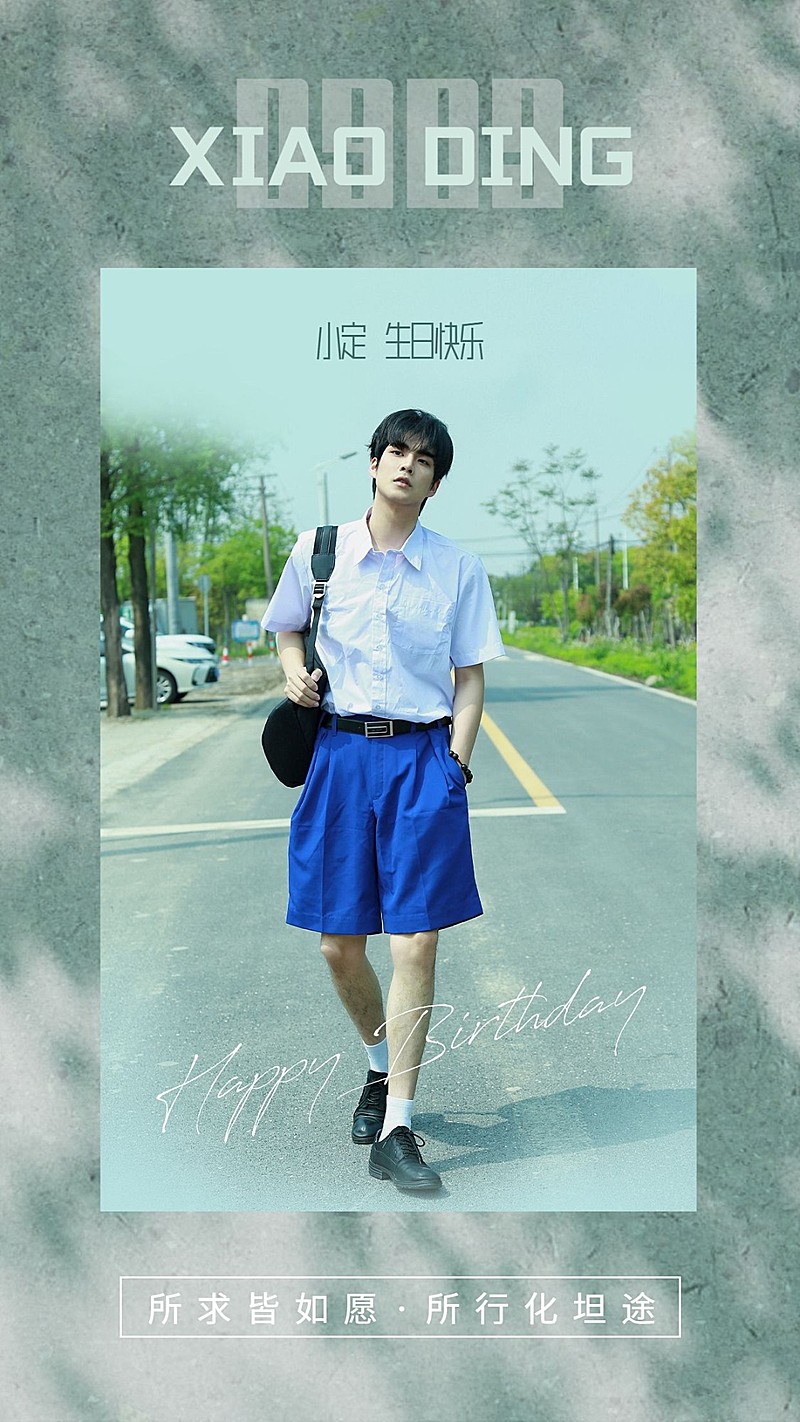 简约风明星爱豆生日丰巢海报