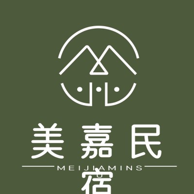 网红/文艺民宿品牌宣传图形logo