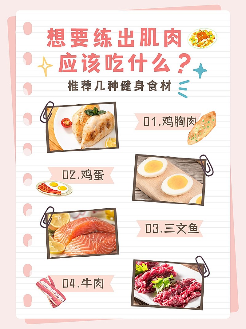 健身营养膳食餐科普攻略小红书配图