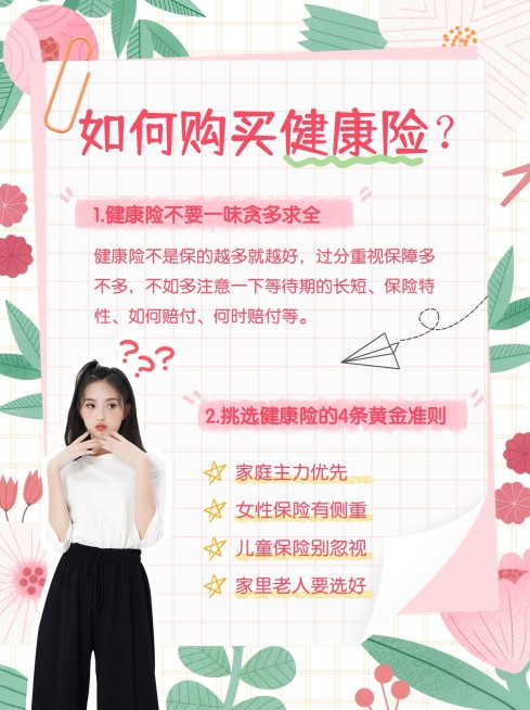 清新风金融保险泛知识小红书配图预览效果