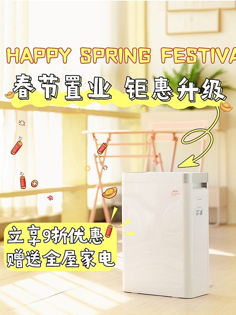 春节房地产优惠促销文艺小红书配图