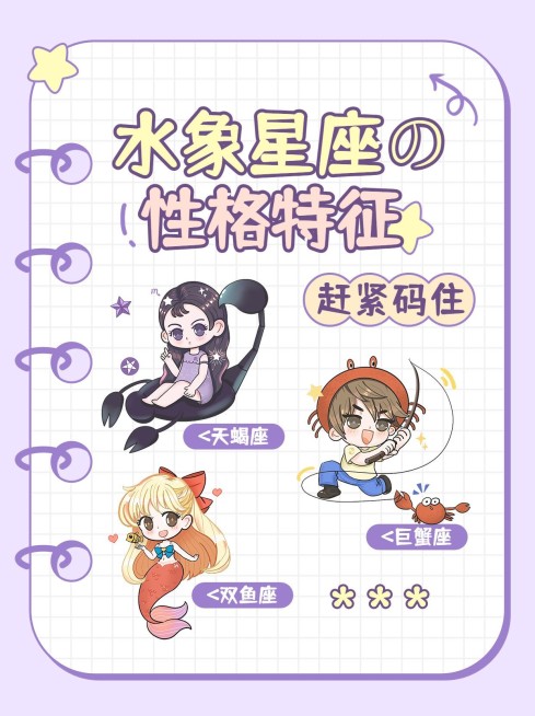 星座知识科普分享小红书封面预览效果
