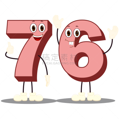图像,性格,矢量,数字,数字7,数,分数符号,面部表情,人的脸部,剪贴画