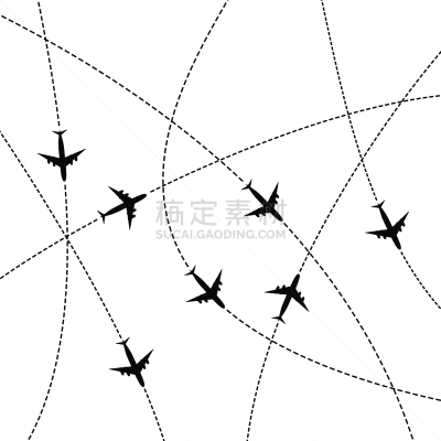 飞机,背景,绘画插图,矢量,式样,海上航道,商务,线条,机票,交通