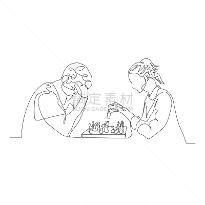 女人,男人,国际象棋,连续性,数字1,进行中,黑色,画画,搬迁