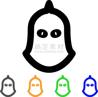 刽子手,计算机图标,巴拉克拉法帽,黄色,盔甲服,直的,绞刑游戏,设计元素,矢量