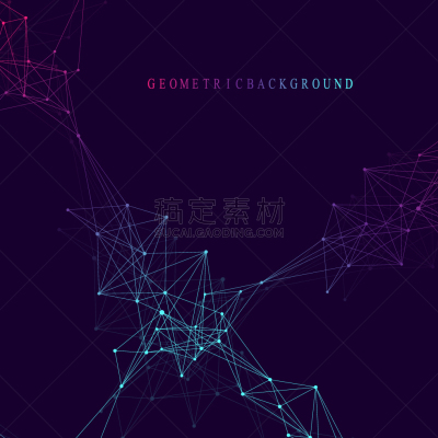 几何形状,分子,背景,插画,深的,健康保健,数据,主机,复杂,生物科技
