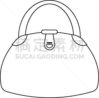 女人,时尚,黑白图片,卡通,衣服,白色,商务,房屋,套装,包