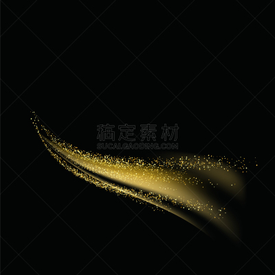 闪亮的,黄金,粒子,灰尘,运动模糊,华贵,图像,闪亮,弯曲