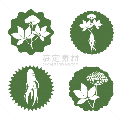 人参,标签,华丽的,健康保健,一个物体,背景分离,药,香料,食品,浆果