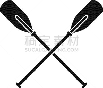 桨,横越,木制,计算机图标,极简构图,高雅,分离着色,运动,图像,设计