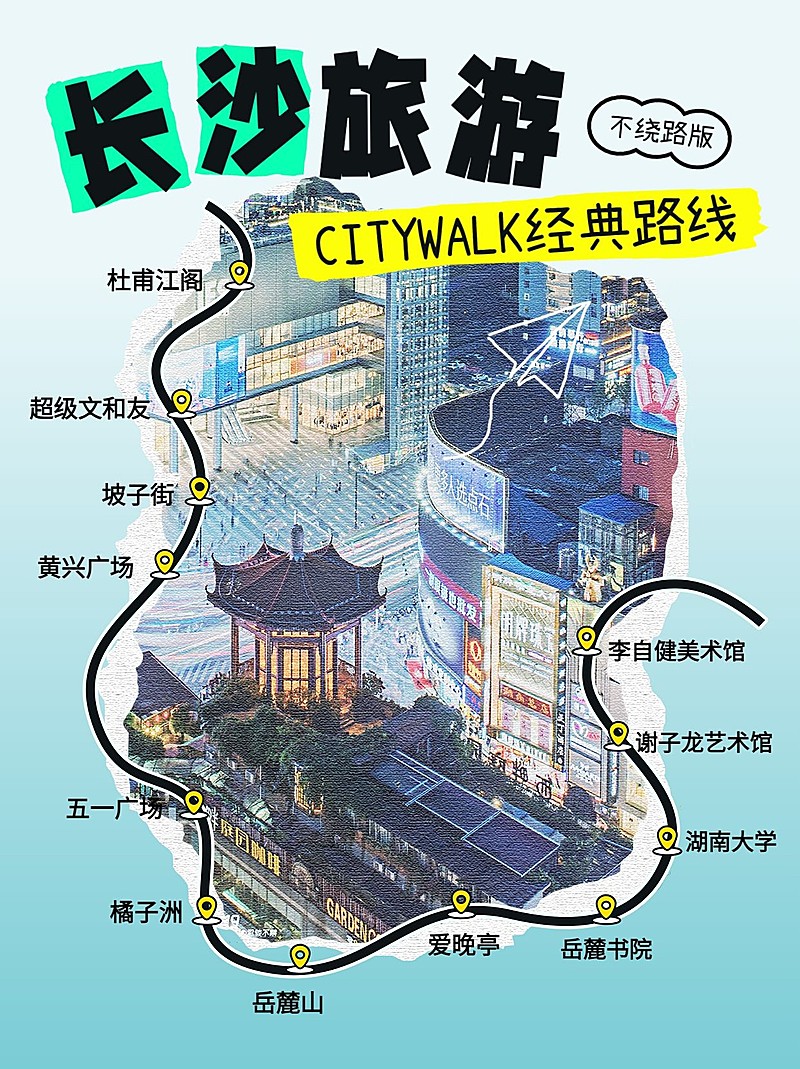 旅游攻略景点路线图小红书封面
