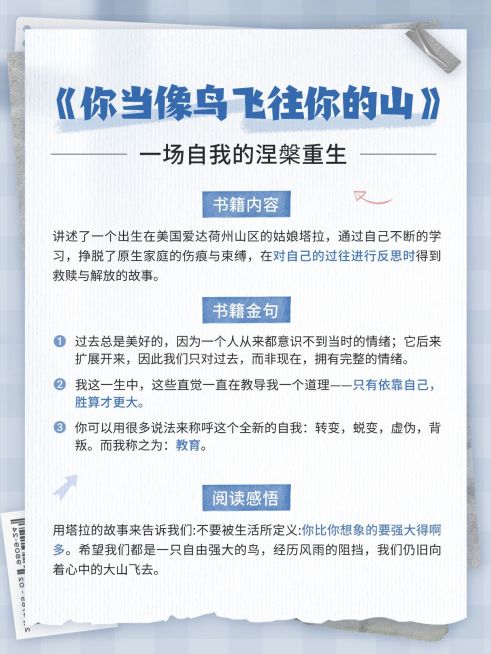 教育读书笔记知识科普小红书配图预览效果