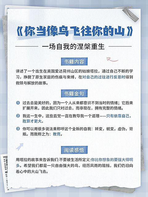 教育读书笔记知识科普小红书配图