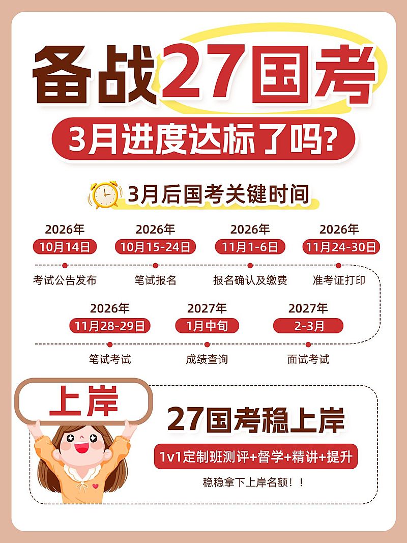 教育培训职业教育考公课程介绍小红书配图