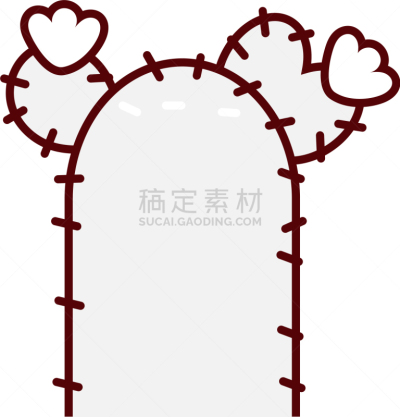cactus plant botanic isolated icon