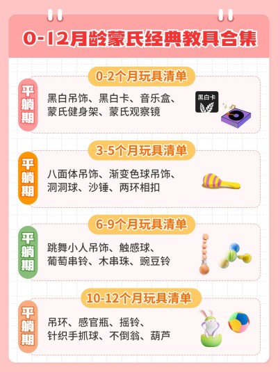 母婴亲子早教益智玩具推荐小红书封面