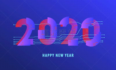 2020,网络空间,抽象,新年前夕,新年,创造力,日历,季节,冬天
