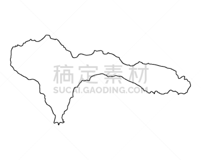 圣尼古拉,分离着色,白色,矢量,灰色,斗篷,岛,图像