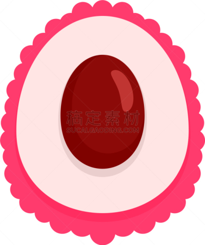荔枝,图标,扁平化设计,农业,清新,食品,维生素,果汁,熟的,葡萄