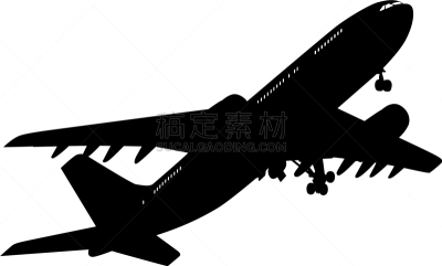 飞机,旅途,商务,安诺,技术,波音707,涡轮,天空,剪影,抵达