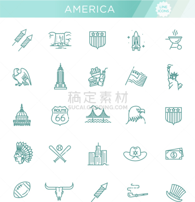 美国,计算机图标,标志,传统,轮廓,商务,奥斯卡奖,快餐