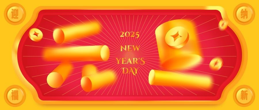 元旦节祝福公众号首图预览效果
