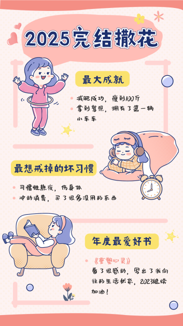 元旦新年愿望清单手帐预览效果