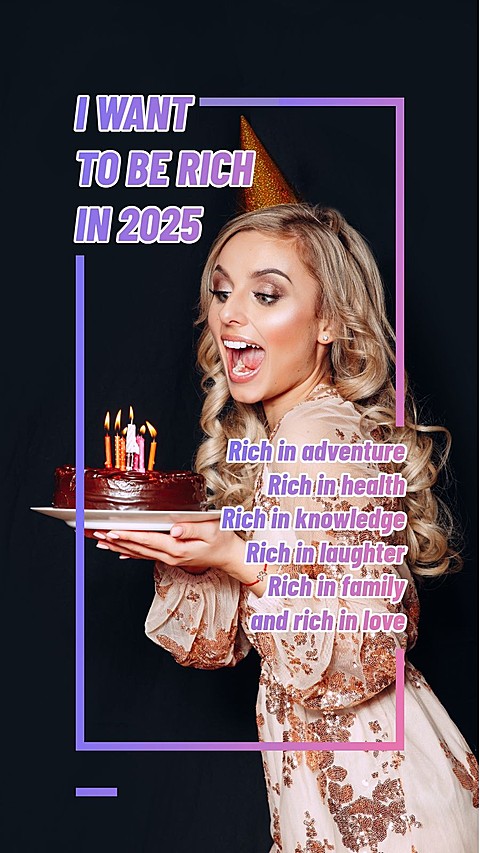 Luxury New Year Wishes Display Instagram Story