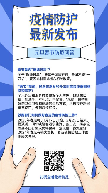 融媒体疫情防控防护倡议手机海报预览效果
