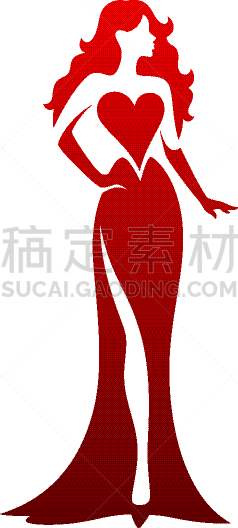 女人,红色,好莱坞,背景分离,华贵,面无表情,肖像,长的,女性特质,正装