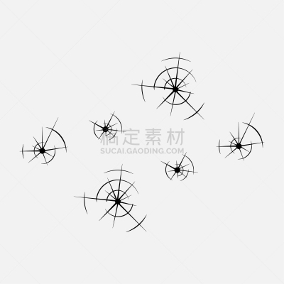 弹孔,计算机图标,分离着色,故意破坏艺术行为,洞,金属,击打