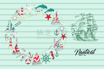 船,帆船,背景,帆,绳子,浮标,游艇,海豚,海星,瓶子
