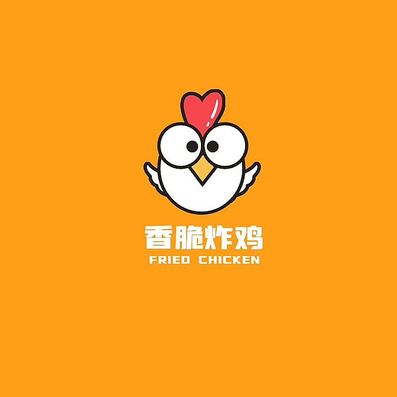 创意餐饮美食炸鸡美团外卖店铺logo店标头像入口图