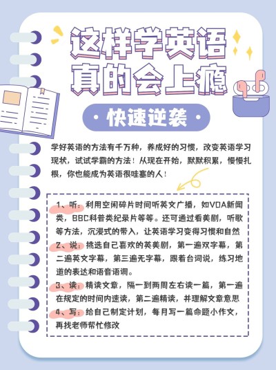 学习方法指南攻略小红书配图