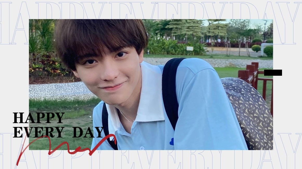 实景轻设计简约风生贺横版视频封面预览效果